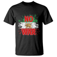 Free Iran Flag T Shirt No War Support Iranian Freedom