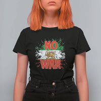 Free Iran Flag T Shirt For Women No War Support Iranian Freedom