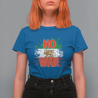 Free Iran Flag T Shirt For Women No War Support Iranian Freedom