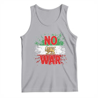 Free Iran Flag Tank Top No War Support Iranian Freedom