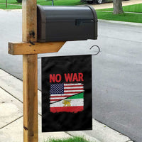 Free Iran Garden Flag No War Peace American Iran Unity