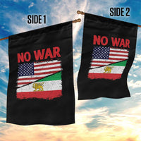 Free Iran Garden Flag No War Peace American Iran Unity
