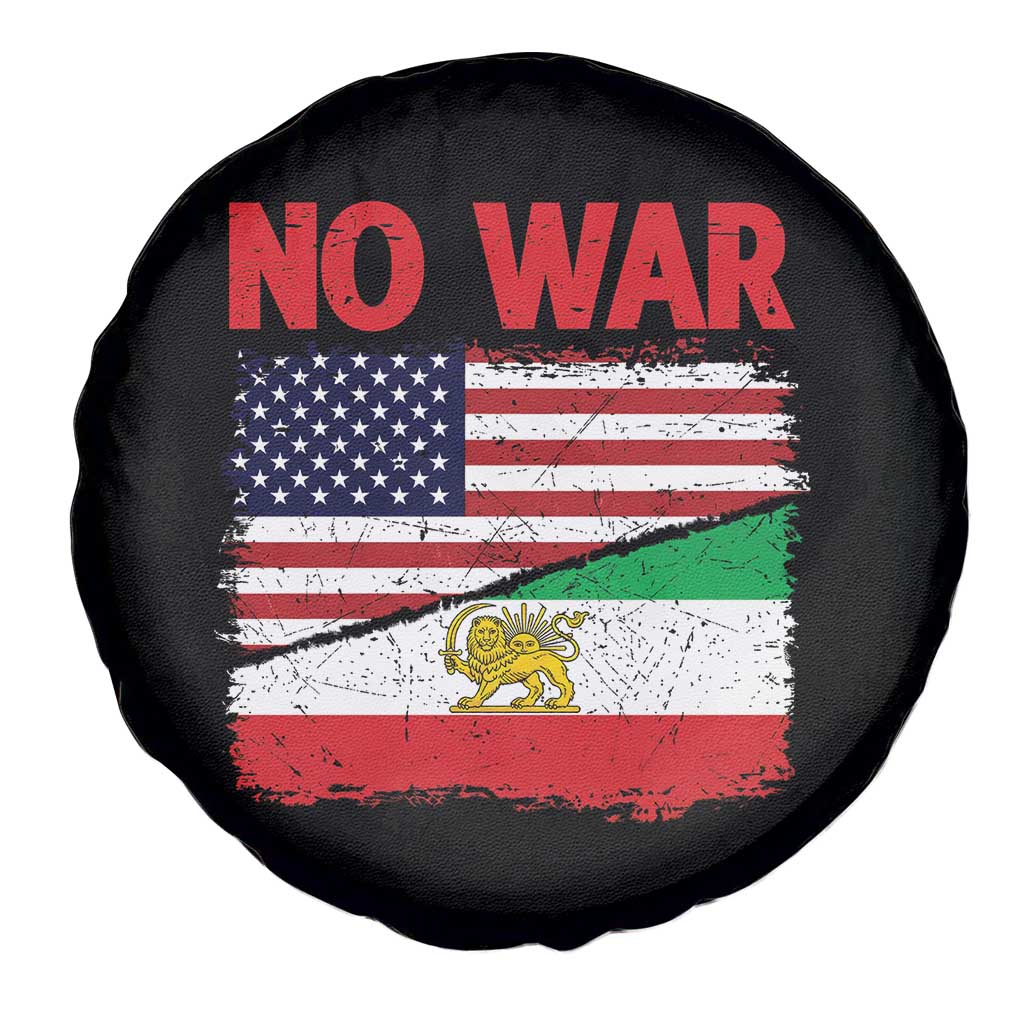 Free Iran Spare Tire Cover No War Peace American Iran Unity