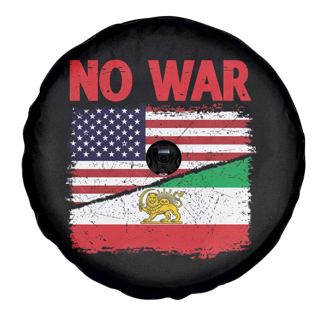 Free Iran Spare Tire Cover No War Peace American Iran Unity