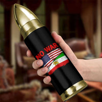 Free Iran Bullet Tumbler No War Peace American Iran Unity