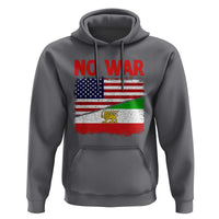 Free Iran Hoodie No War Peace American Iran Unity