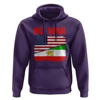Free Iran Hoodie No War Peace American Iran Unity