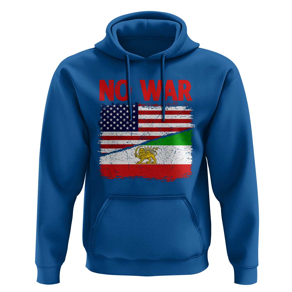 Free Iran Hoodie No War Peace American Iran Unity