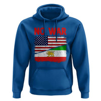 Free Iran Hoodie No War Peace American Iran Unity
