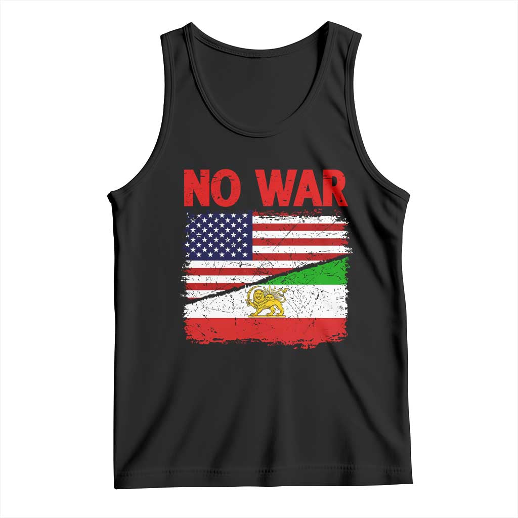 Free Iran Tank Top No War Peace American Iran Unity