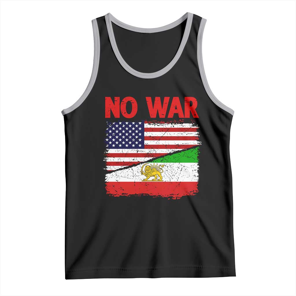 Free Iran Tank Top No War Peace American Iran Unity
