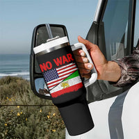Free Iran Tumbler With Handle No War Peace American Iran Unity
