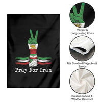 Free Iran Support Garden Flag Pray For Iran
