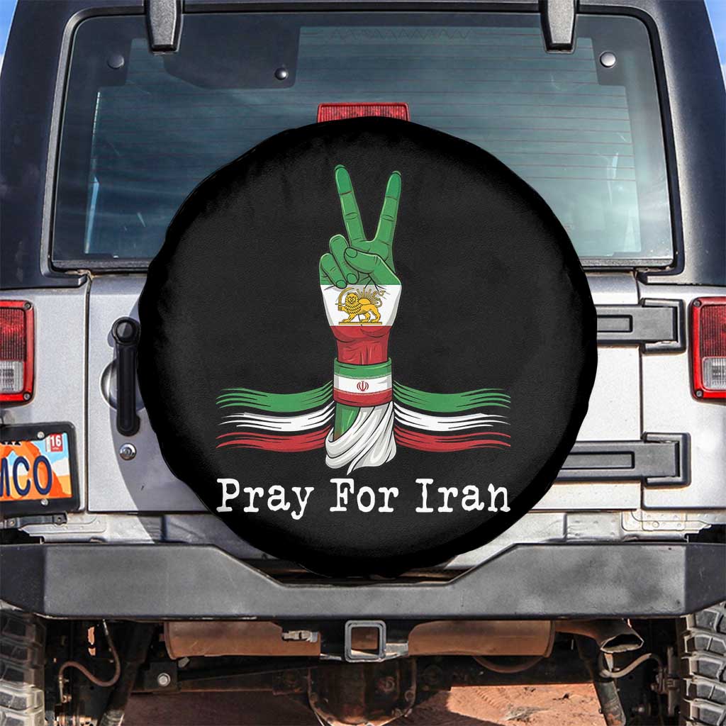 Free Iran Support Spare Tire Cover Pray For Iran