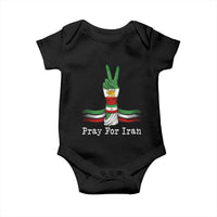 Free Iran Support Baby Onesie Pray For Iran