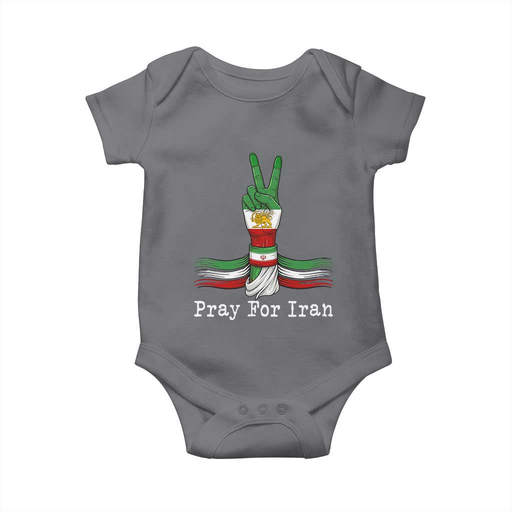 Free Iran Support Baby Onesie Pray For Iran