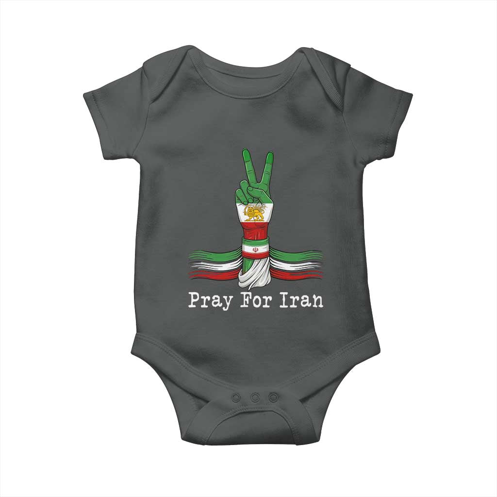 Free Iran Support Baby Onesie Pray For Iran