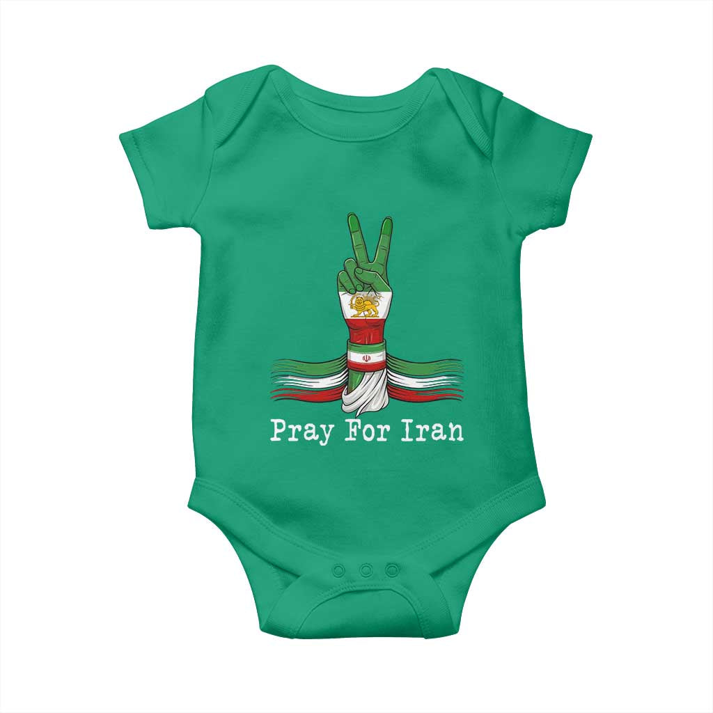Free Iran Support Baby Onesie Pray For Iran