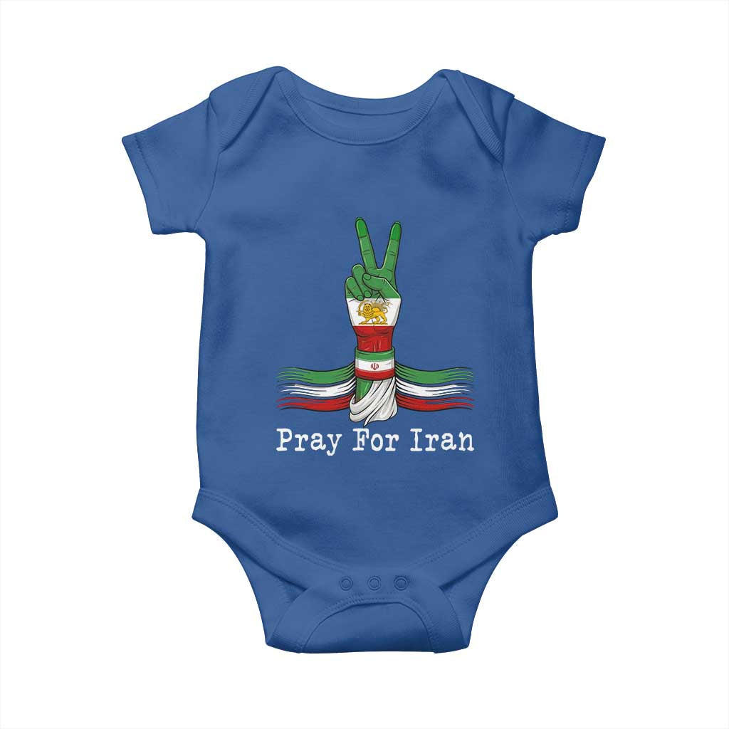 Free Iran Support Baby Onesie Pray For Iran