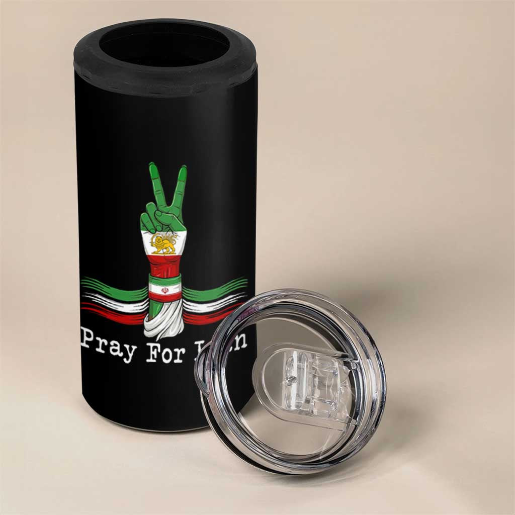 Free Iran Support 4 in 1 Can Cooler Tumbler Pray For Iran