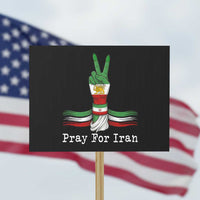 Free Iran Support Protest Sign Pray For Iran