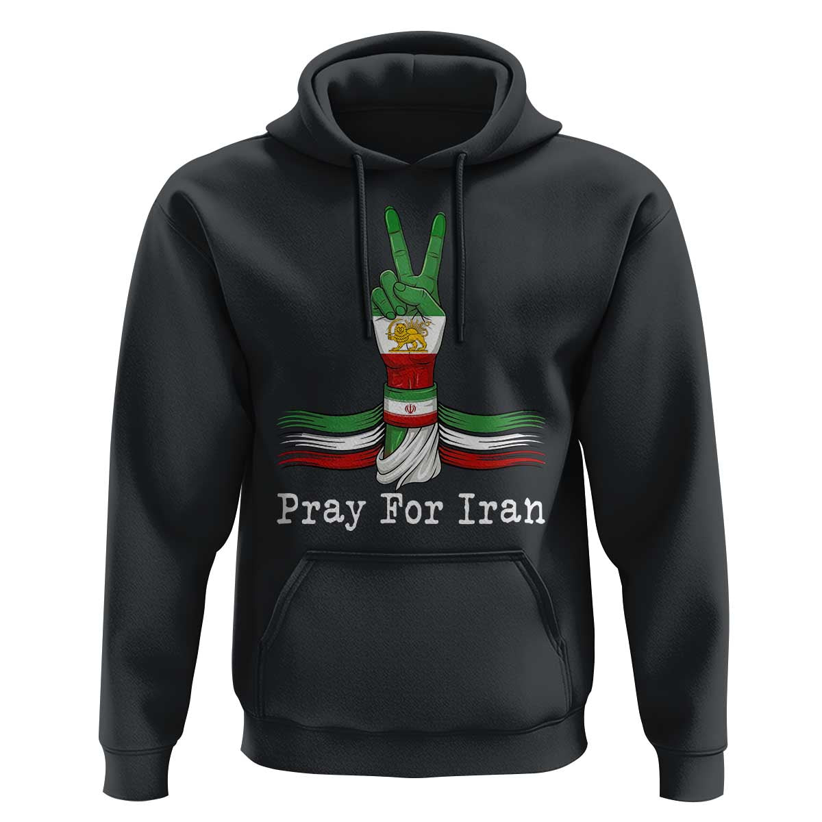 Free Iran Support Hoodie Pray For Iran