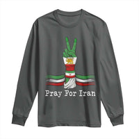 Free Iran Support Long Sleeve Shirt Pray For Iran