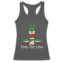 Free Iran Support Racerback Tank Top Pray For Iran