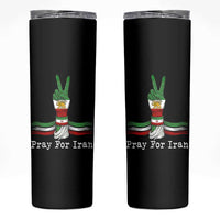 Free Iran Support Skinny Tumbler Pray For Iran