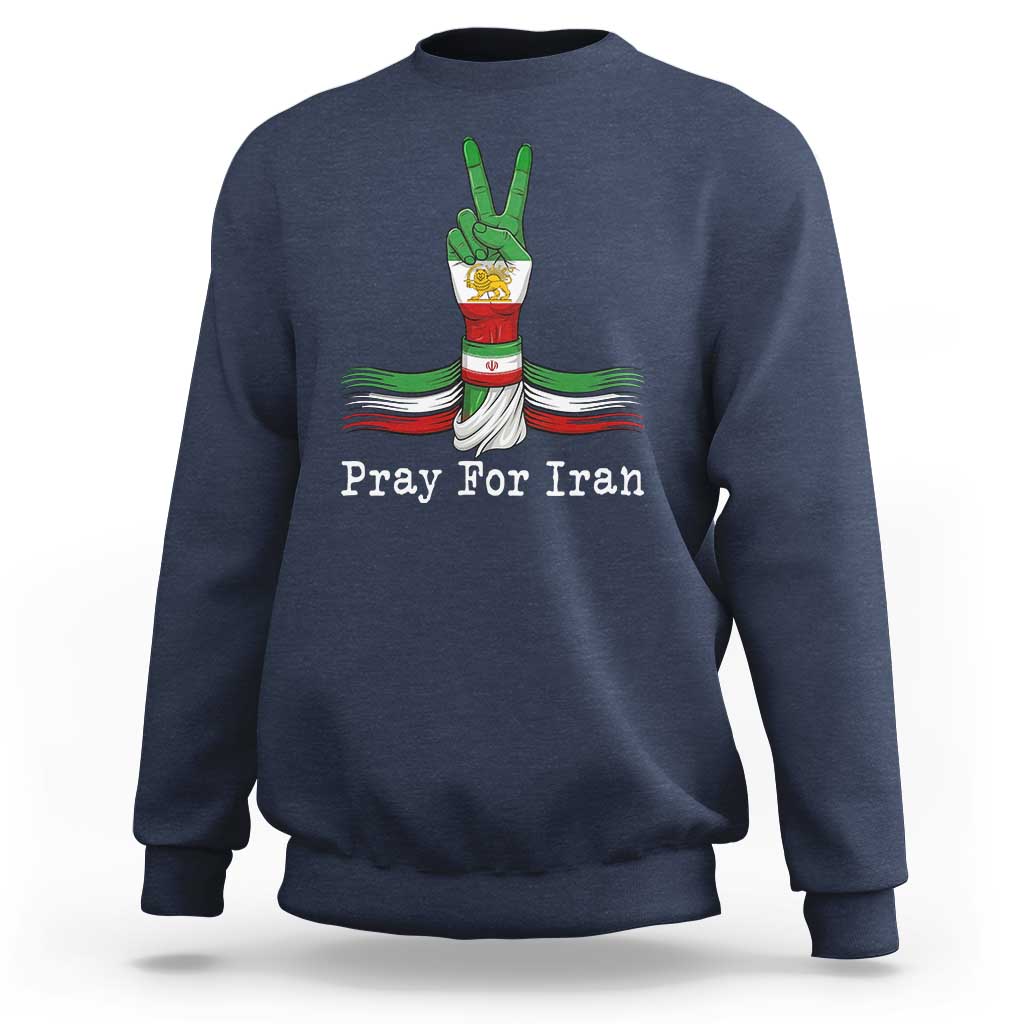 Free Iran Support Sweatshirt Pray For Iran