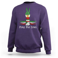 Free Iran Support Sweatshirt Pray For Iran