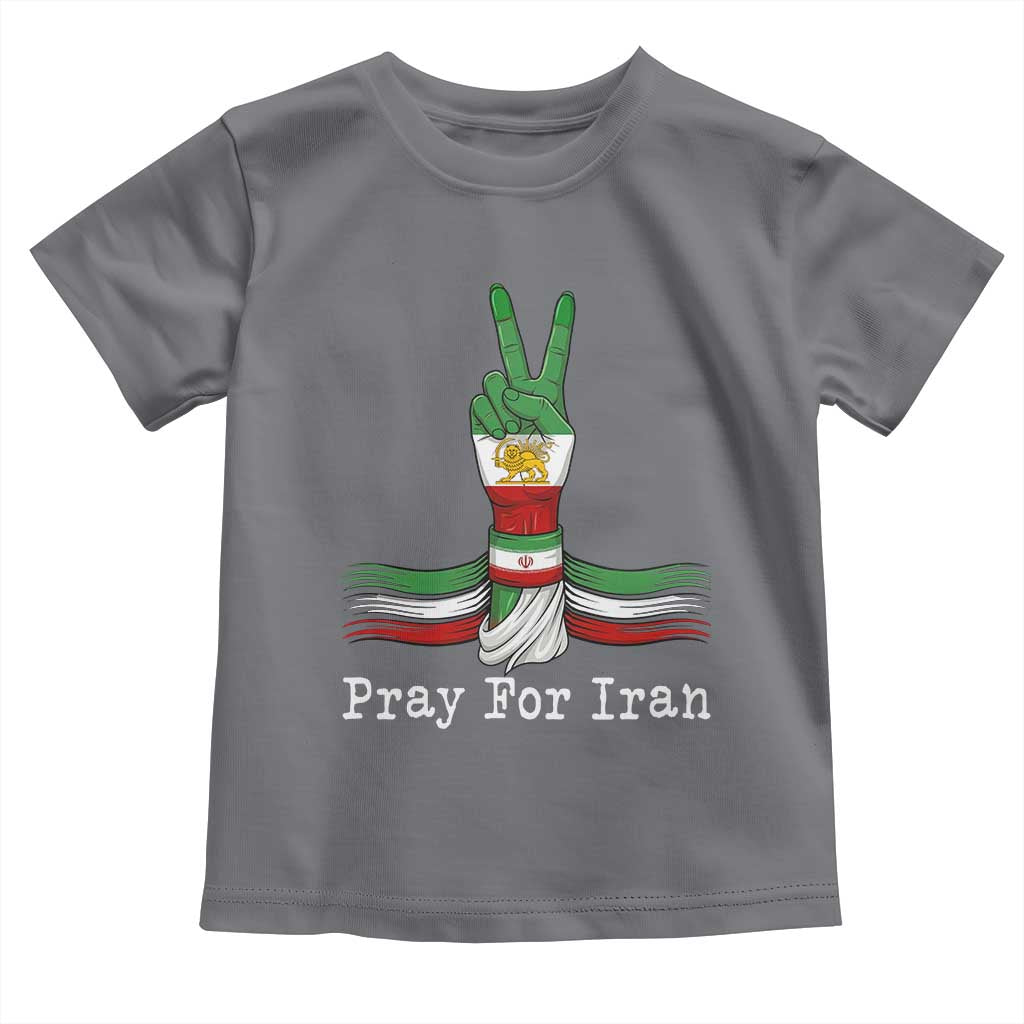 Free Iran Support Toddler T Shirt Pray For Iran