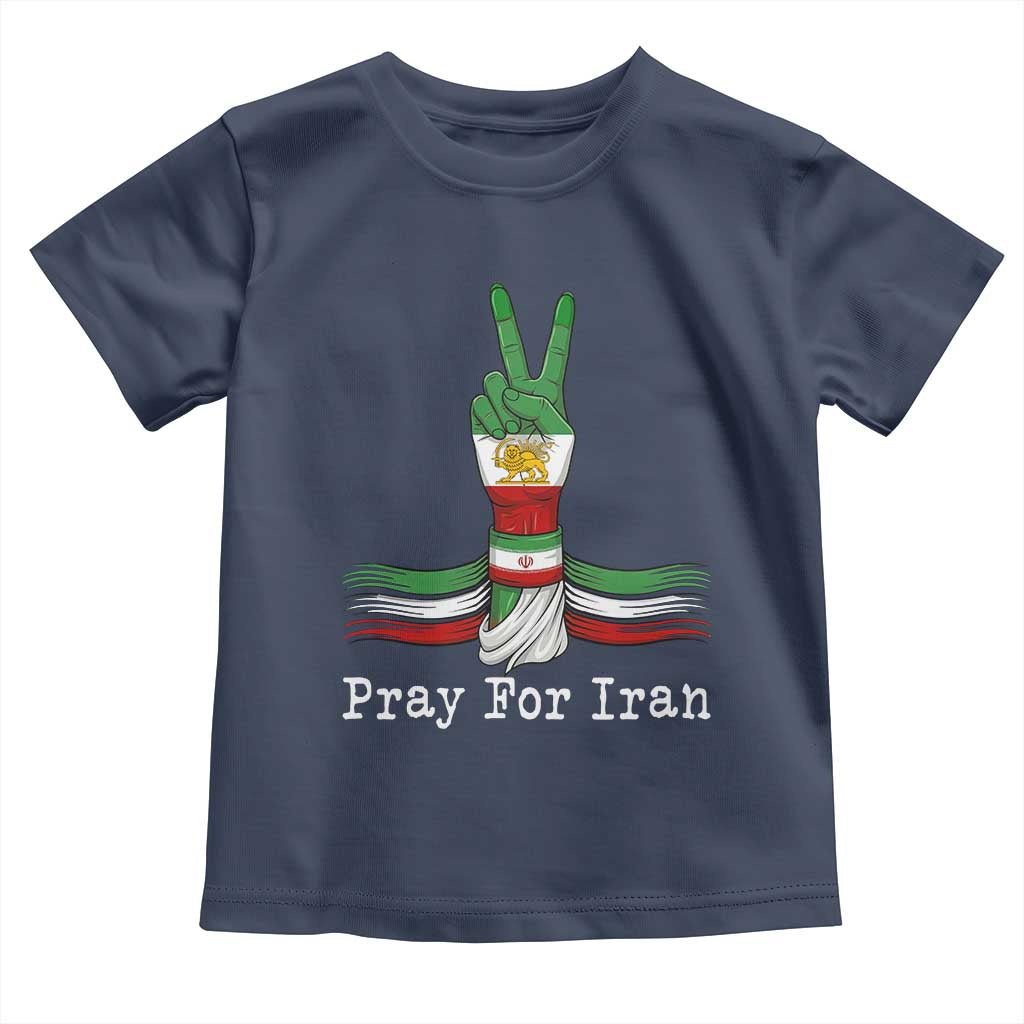 Free Iran Support Toddler T Shirt Pray For Iran