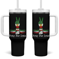 Free Iran Support Tumbler With Handle Pray For Iran
