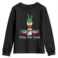 Free Iran Support Youth Sweatshirt Pray For Iran