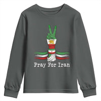 Free Iran Support Youth Sweatshirt Pray For Iran
