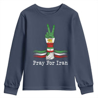 Free Iran Support Youth Sweatshirt Pray For Iran