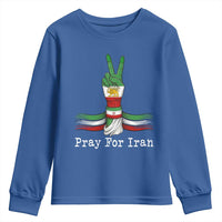 Free Iran Support Youth Sweatshirt Pray For Iran