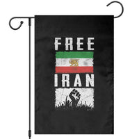 Free Iran Garden Flag Support Iranian Freedom