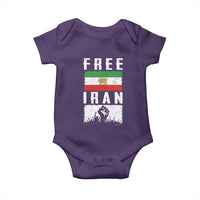 Free Iran Baby Onesie Support Iranian Freedom