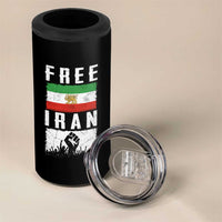 Free Iran 4 in 1 Can Cooler Tumbler Support Iranian Freedom