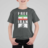 Free Iran T Shirt For Kid Support Iranian Freedom