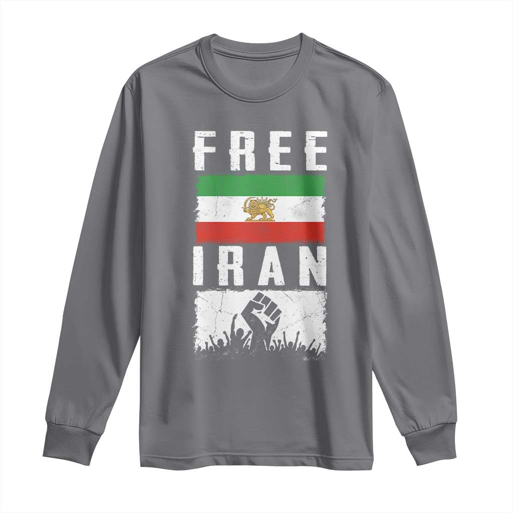 Free Iran Long Sleeve Shirt Support Iranian Freedom