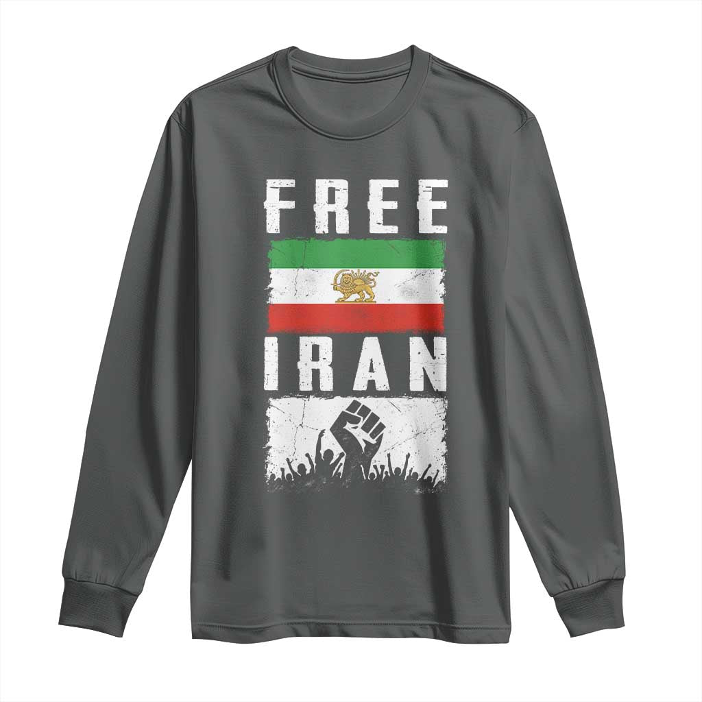 Free Iran Long Sleeve Shirt Support Iranian Freedom