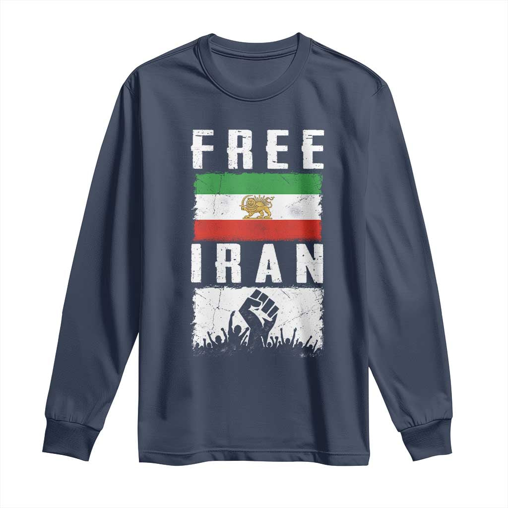 Free Iran Long Sleeve Shirt Support Iranian Freedom