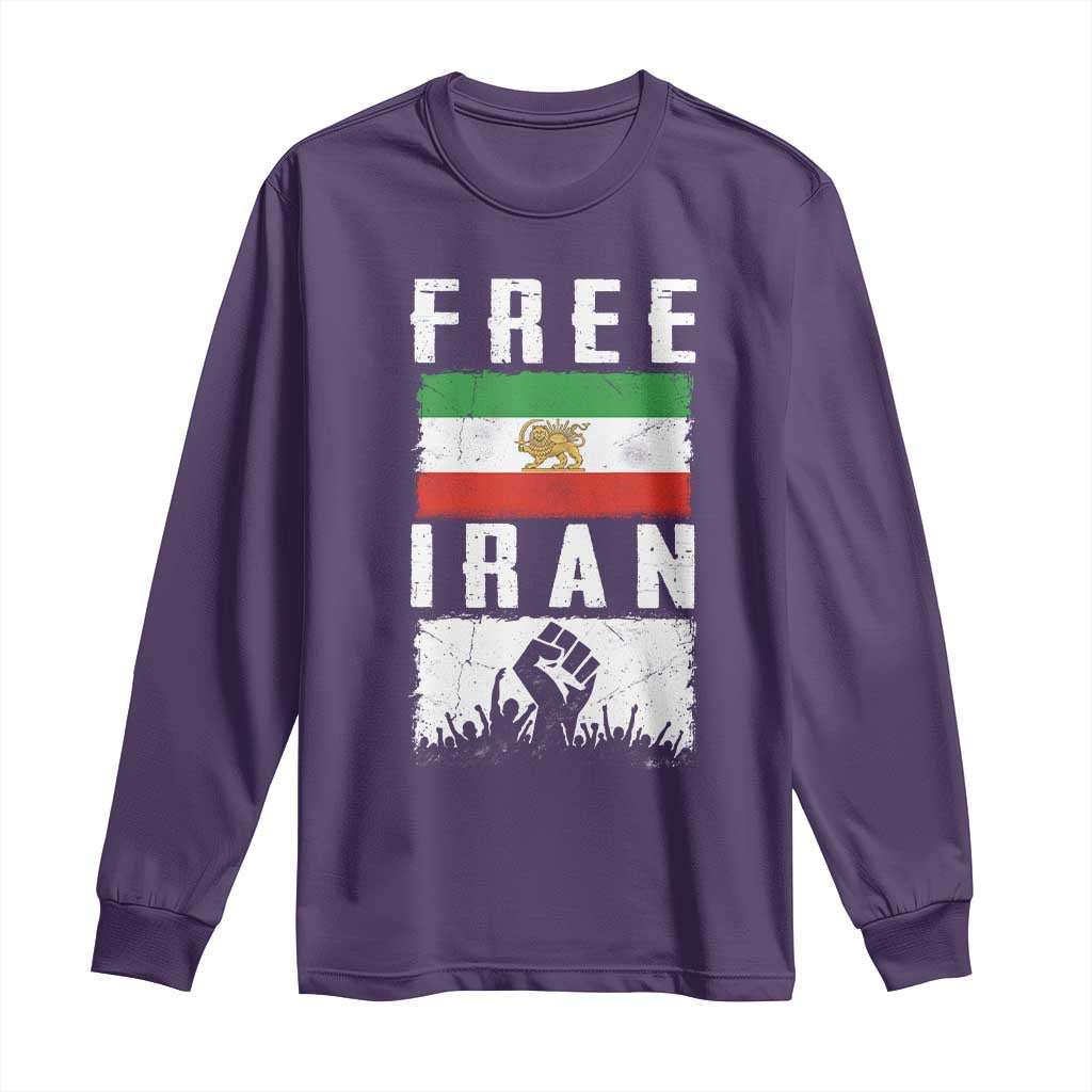 Free Iran Long Sleeve Shirt Support Iranian Freedom
