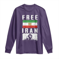 Free Iran Long Sleeve Shirt Support Iranian Freedom