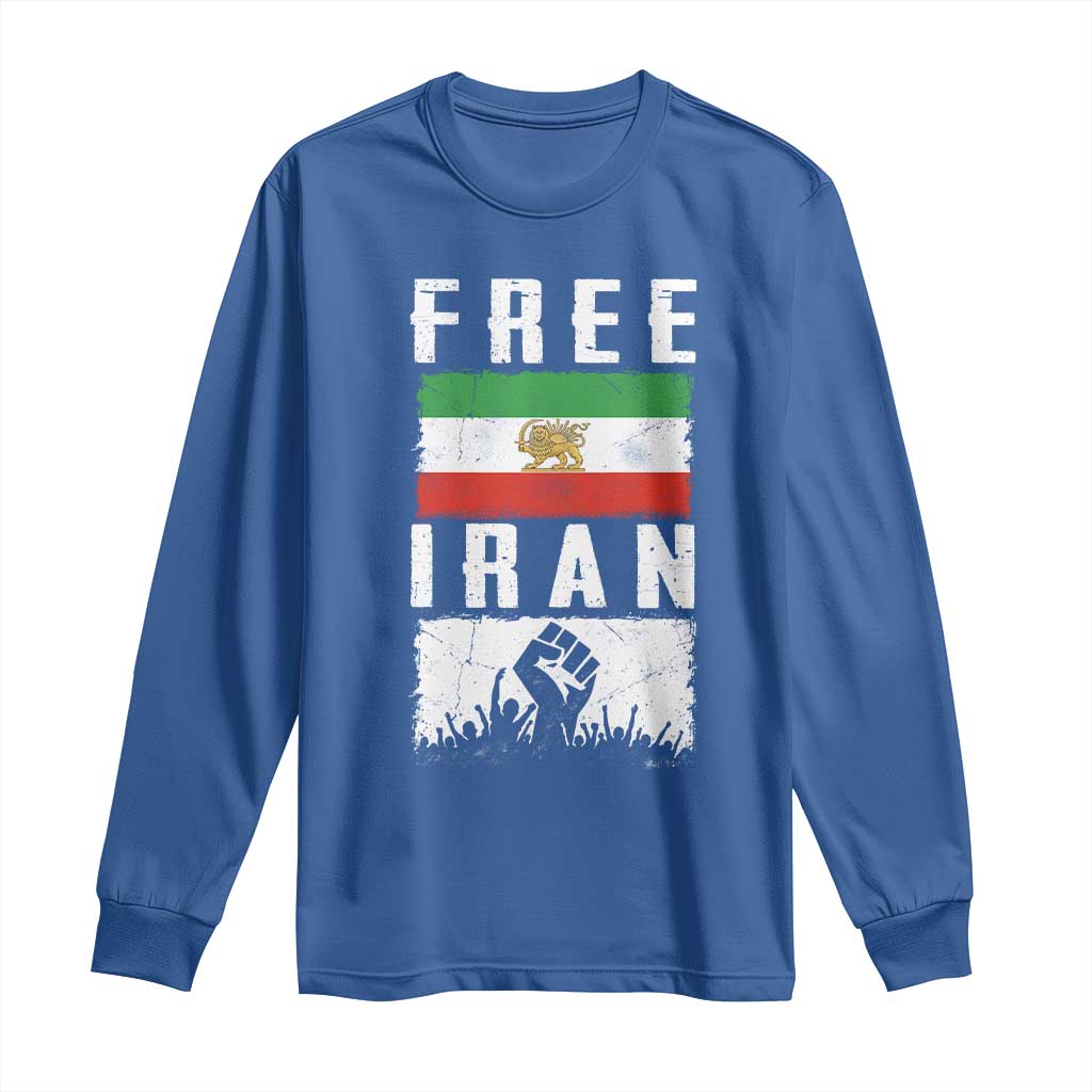 Free Iran Long Sleeve Shirt Support Iranian Freedom