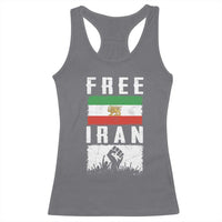 Free Iran Racerback Tank Top Support Iranian Freedom