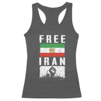 Free Iran Racerback Tank Top Support Iranian Freedom